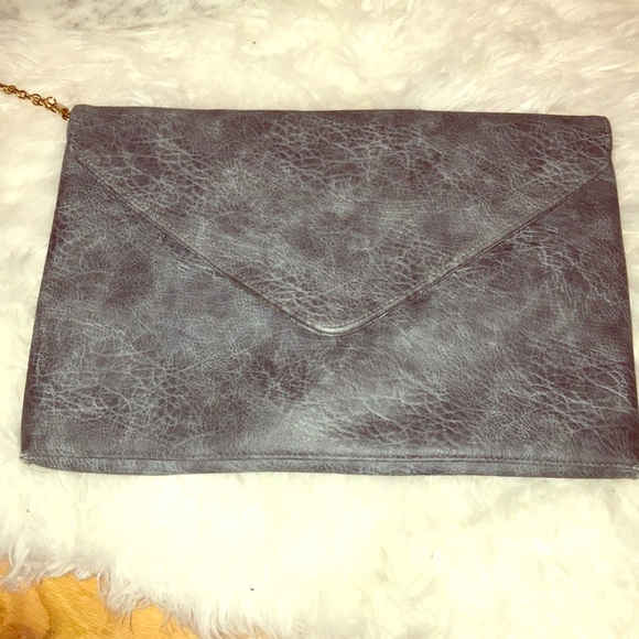 Lulus Handbags - Large blue LuLu’s clutch